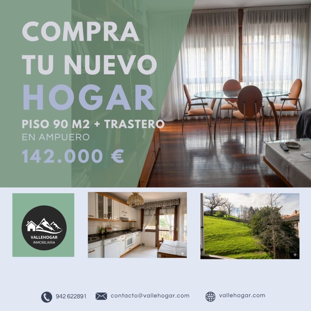 Piso en venta en Ampuero con trastero