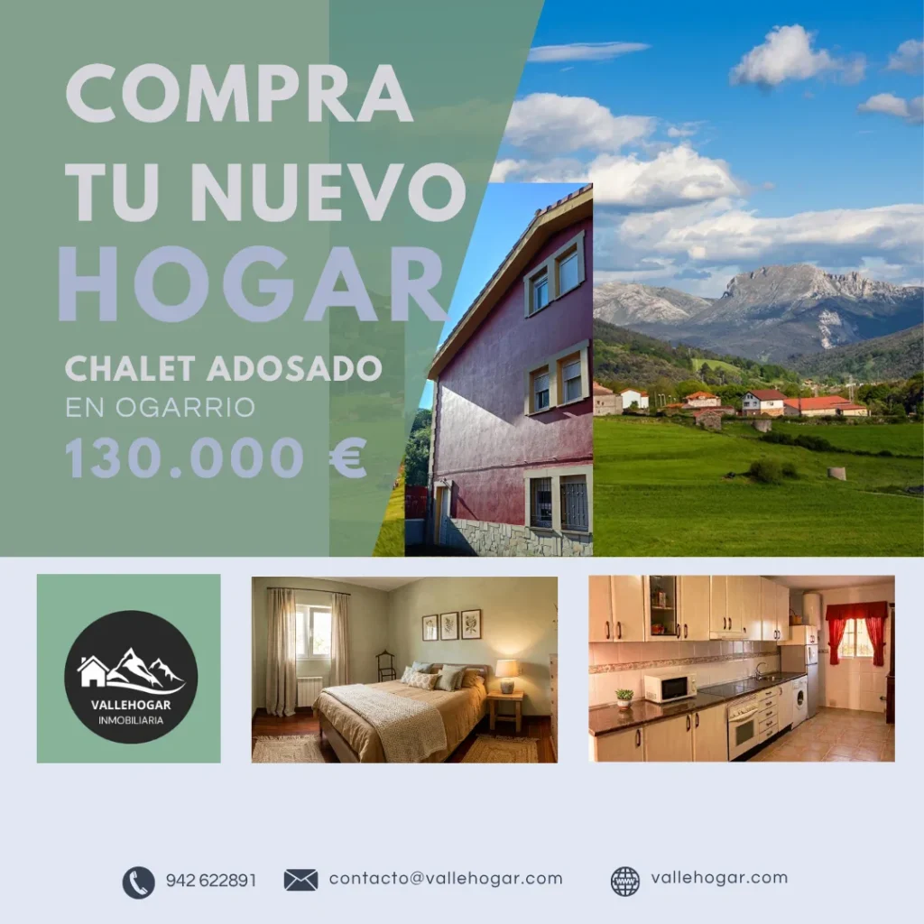 Chalet en venta en Ogarrio Cantabria
